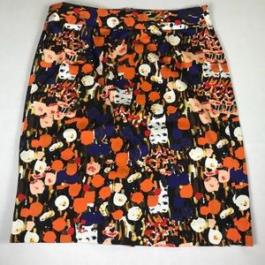 J. Crew Factory Graphic Stretch Skirt Size 10